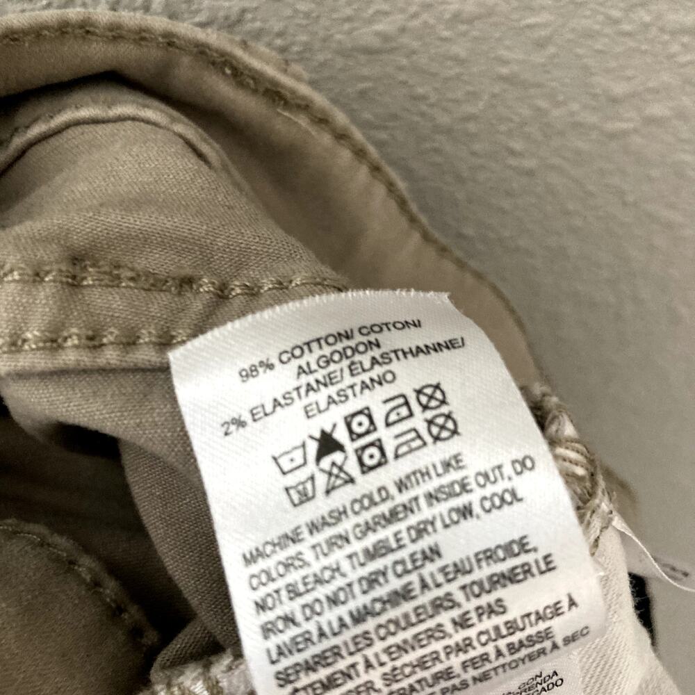 Lucky Brand 121 Slim Straight Leg Pants Khaki Tan 33 x 30 - Picture 9 of 10